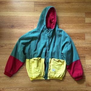 Vintage Corduroy Jacket Anorak Oversize